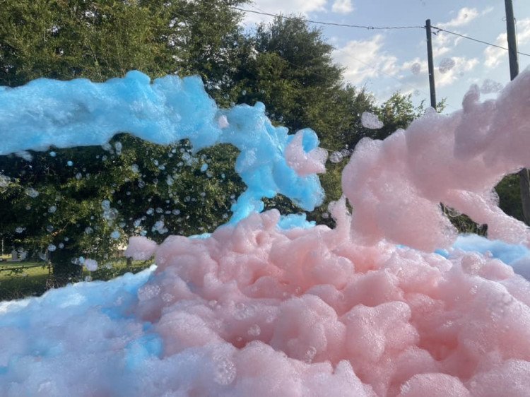 Gender Reveal Foam Party