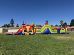 Multi Color 75ft Obstacle Course (Wet)